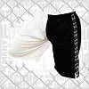 FIGHT-FIT - Fitness Shorts / Schwarz-Weiss / Medium