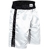 FIGHT-FIT - Boxing Shorts Long / White-Black / Medium