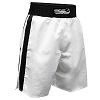FIGHT-FIT - Box Shorts / Weiss-Schwarz / Large