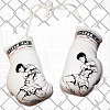 FIGHT-FIT - Mini Guantoni da Boxe / Muay Thai / Bianco