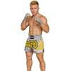 FIGHTERS - Muay Thai Shorts / Silber-Grau / Small