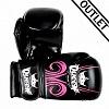 Queen - Boxhandschuhe / Fantasy 3 / Schwarz-Pink