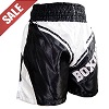 FIGHT-FIT - Box Shorts / Boxing / Schwarz-Weiss