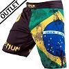 Venum - Fightshorts MMA Short / Brazilian Flag / Black