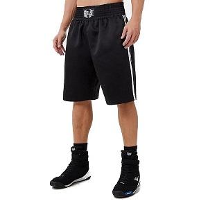 Everlast - Pantaloncini da Boxe / Nero-Bianco / Small