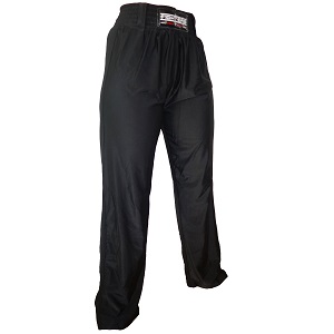 FIGHTERS - Pantaloni Kickboxing / Lycra / Nero / Medium