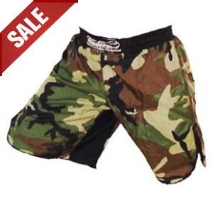 FIGHT-FIT - Pantalones cortos de MMA / Warrior / Camouflaje / XL