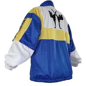 FIGHT-FIT - Training jacket / blue-white-yellow / Large