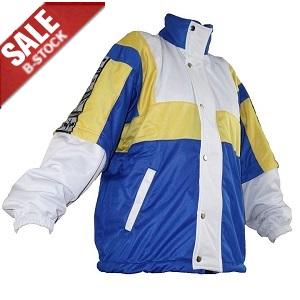 FIGHT-FIT - Training jacket / blue-white-yellow / Large