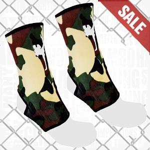 FIGHTERS - Ankle Supports / Unpadded / Camo-Green / Large