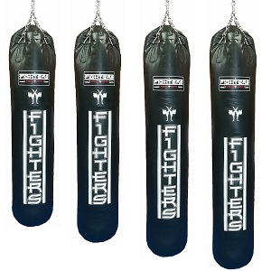 FIGHTERS - Saco de boxeo / Performance / 100 cm / 25 kg / negro