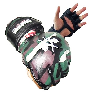 FIGHTERS - MMA Handschuhe / Elite / Camo / Large