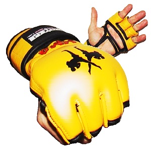 FIGHTERS - MMA Gloves / Elite / Yellow / Large
