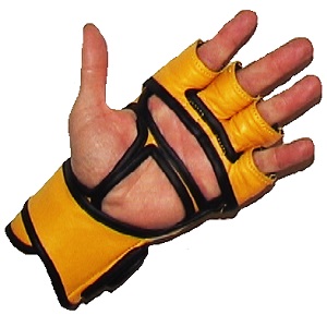 FIGHTERS - MMA Handschuhe / Elite / Gelb / Small