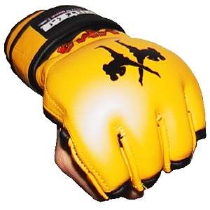 FIGHTERS - MMA Gloves / Elite / Yellow / Large