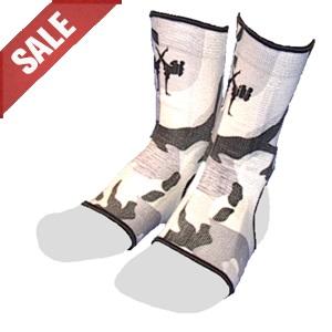 FIGHTERS - Knöchelschoner / Ankle Guard / Camo-Grau / XL