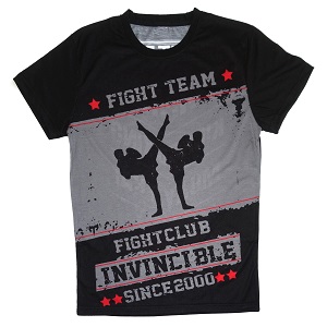 FIGHTERS - T-Shirt / Fight Team Invincible / Black / Large