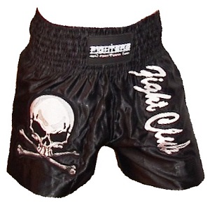 FIGHTERS - Muay Thai Shorts / Fight Club / Black / XS