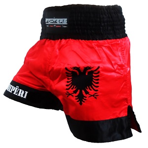 FIGHTERS - Muay Thai Shorts / Albania-Shqipëri / XL