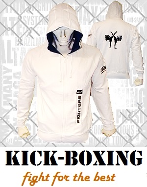 FIGHTERS - Sweatshirt / Striker / Blanc / XS