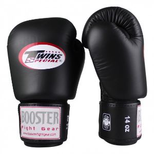 Twins - Boxhandschuhe / BG-5 / Schwarz / 10 oz