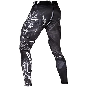 Venum - Pantalons de compression / Gladiator 3.0 / Noir-Blanc / Medium