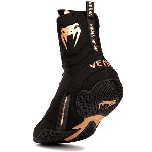 Venum - Boxing Shoes / Elite / Black-Bronze / EU 43
