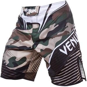 Venum - Fightshorts Pantalones cortos de MMA / Camo Hero / Verde-Marrón / Medium