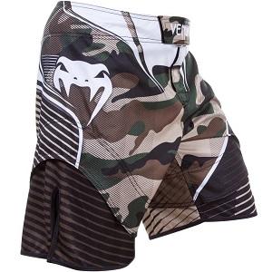 Venum - Fightshorts Pantalones cortos de MMA / Camo Hero / Verde-Marrón / XL