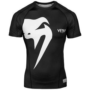 Venum - Rashguard / Giant / Shorts Sleeves /Schwarz / XL