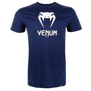 Venum - T-Shirt / Classic / Blau-Weiss / Medium