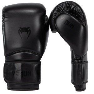 Venum - Guantoni da Boxe / Contender 1.5 / Nero-Nero / 12 oz